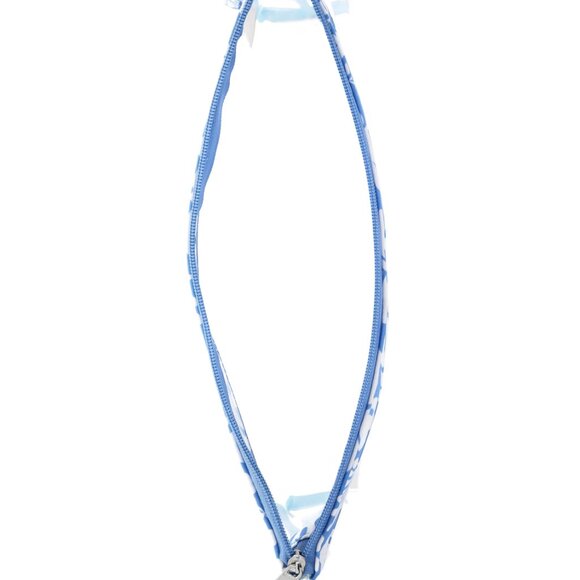 No Boundaries 5pc Beach Pouch Set Blue Floral Travel Bag Sunglass Case Holder - Picture 3 of 3